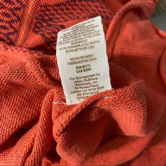 New Romantics FP Size Small Byzantine Dreams Tunic Top Coral Knitted Oversize - Picture 14 of 14